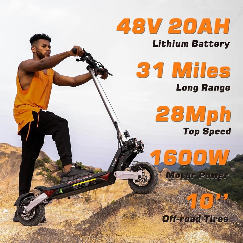 CIRCOOTER Raptor Pro 1600W Dual Motor Off-road Electric Scooter
