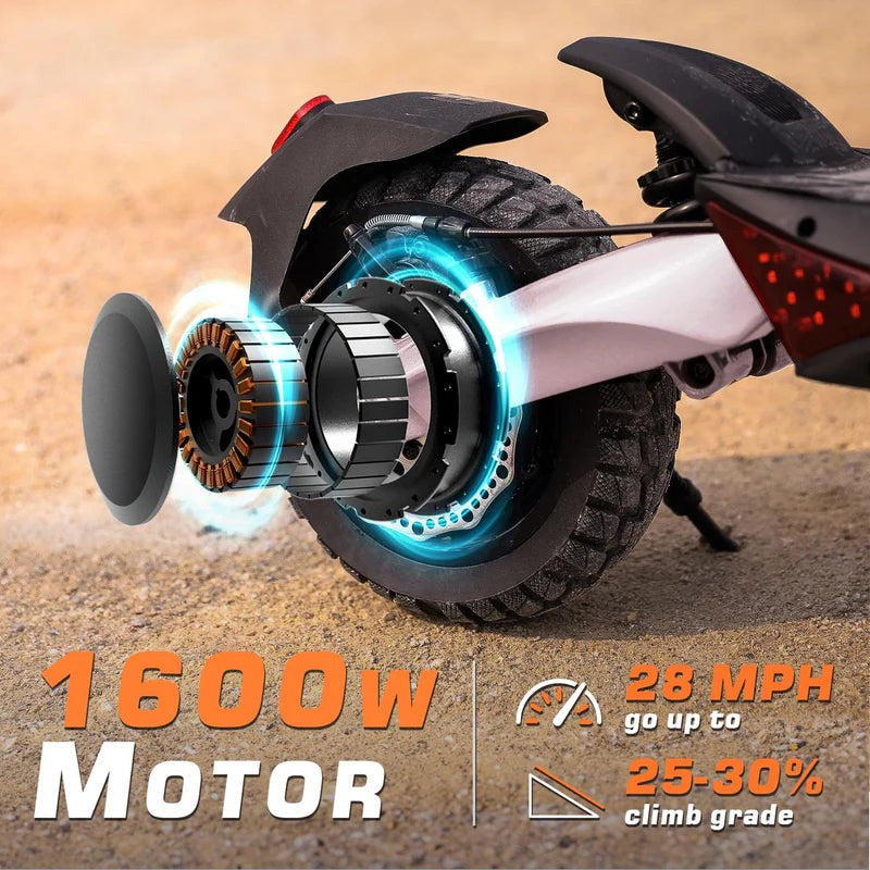 CIRCOOTER Raptor Pro 1600W Dual Motor Off-road Electric Scooter