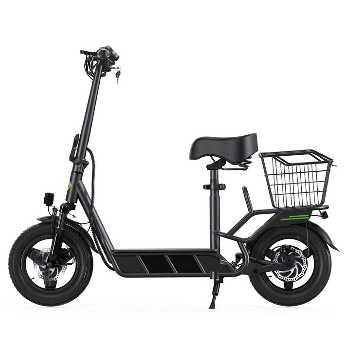 isinwheel Hyper X Electric Scooter with Seat & Basket 700W
