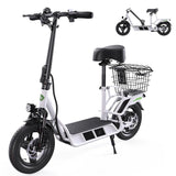 isinwheel Hyper X Electric Scooter with Seat & Basket 700W