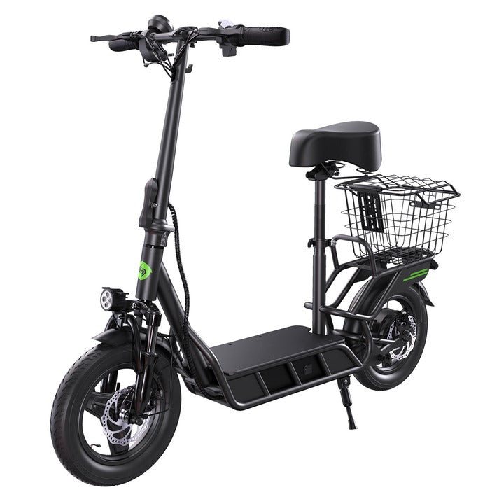 isinwheel Hyper X Electric Scooter with Seat & Basket 700W