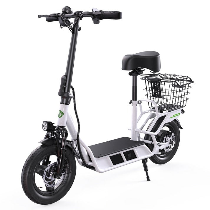 isinwheel Hyper X Electric Scooter with Seat & Basket 700W