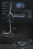 Gyroor X3 Long Range Electric Scooter for Adult with Extra Battery