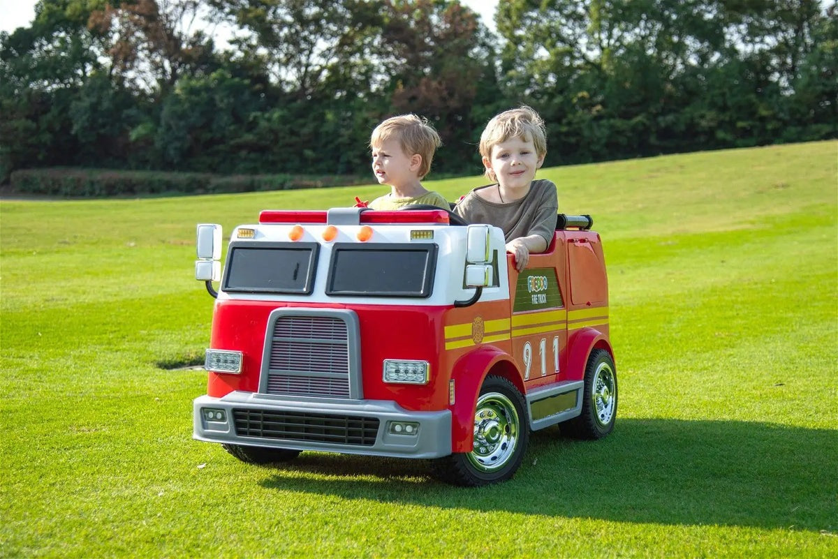 24V Fire Truck 2-Seater Ride on