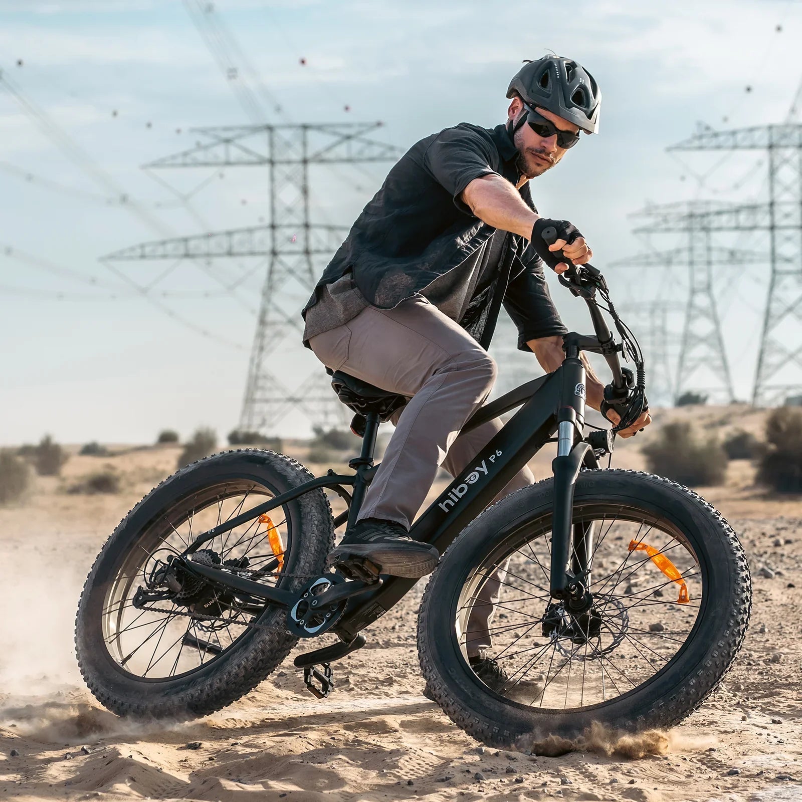 Hiboy P6 Fat Tire Electric Bike-Open Box