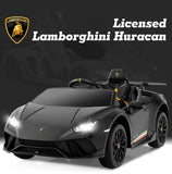 Licensed Lamborghini 1-Seater Huracan  12v Electric Kids Ride on Car
