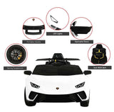 Licensed Lamborghini 1-Seater Huracan  12v Electric Kids Ride on Car