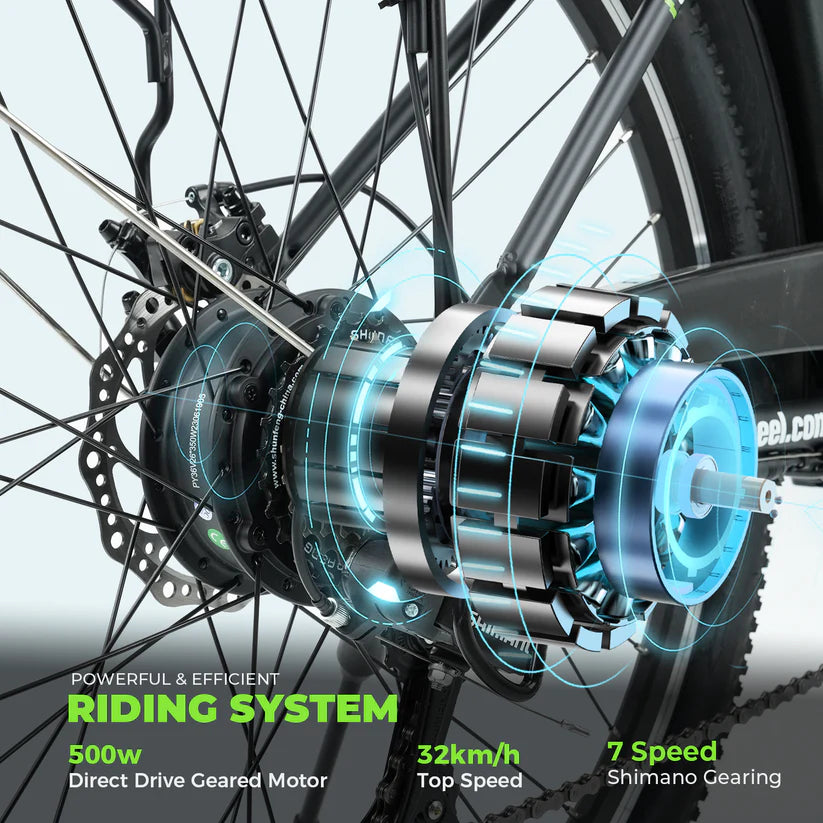 isinwheel U2 500W Electric Cruiser Bike