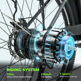 isinwheel U2 500W Electric Cruiser Bike