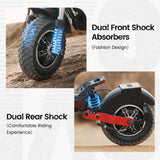 iScooter iX8 Off-Road Dual Motor Electric Scooter