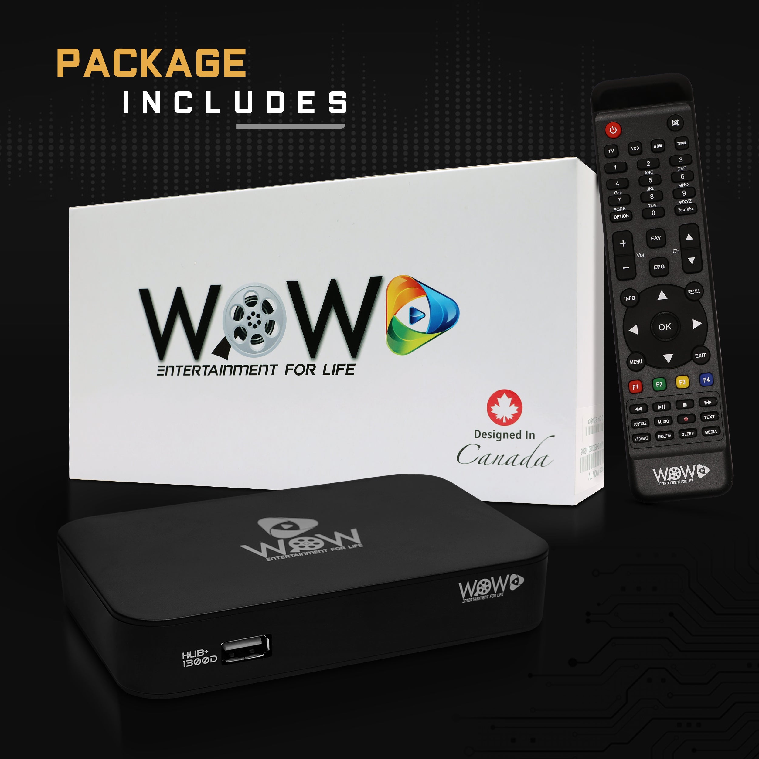WOW TVHub 1080p HD Media Box
