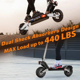 CIRCOOTER Raptor Pro 1600W Dual Motor Off-road Electric Scooter