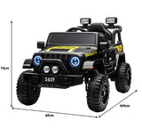 2025 12V Electric Kids Ride On Jeep Wrangler Style Truck