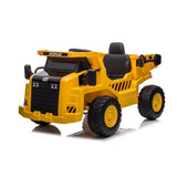 12V CAT Electric Dump Truck 1 Seater Ride-On for kids in yellow – Calgary Alberta Canada