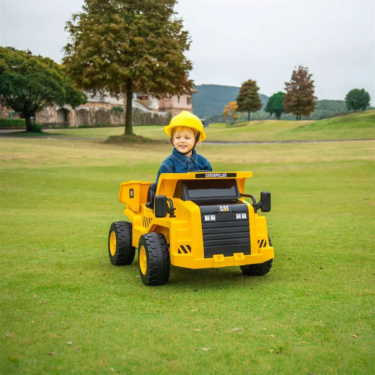 CAT Electric Dump Truck 12V 1 Seater