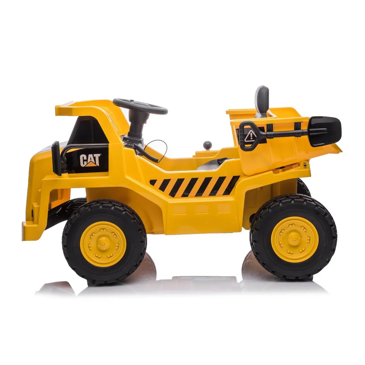 12V CAT Electric Dump Truck 1 Seater Ride-On for kids in yellow – Calgary Alberta Canada