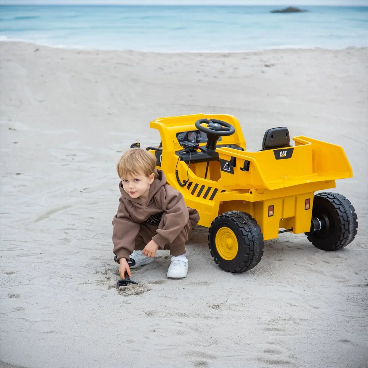 CAT Electric Dump Truck 12V 1 Seater