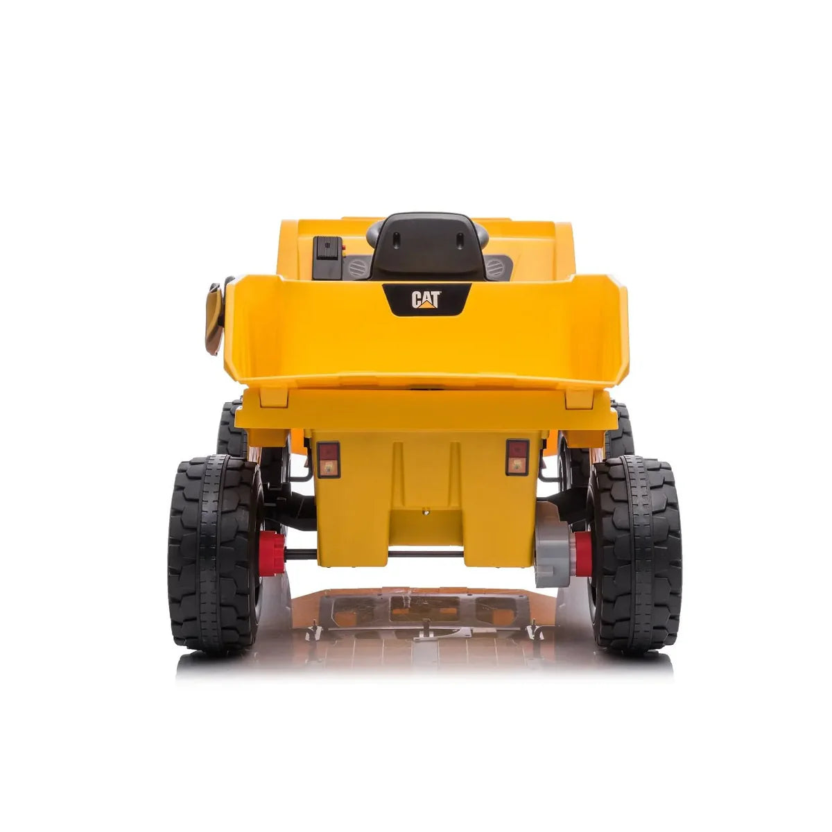 12V CAT Electric Dump Truck 1 Seater Ride-On for kids in yellow – Calgary Alberta Canada