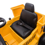 12V CAT Electric Dump Truck 1 Seater Ride-On for kids in yellow – Calgary Alberta Canada