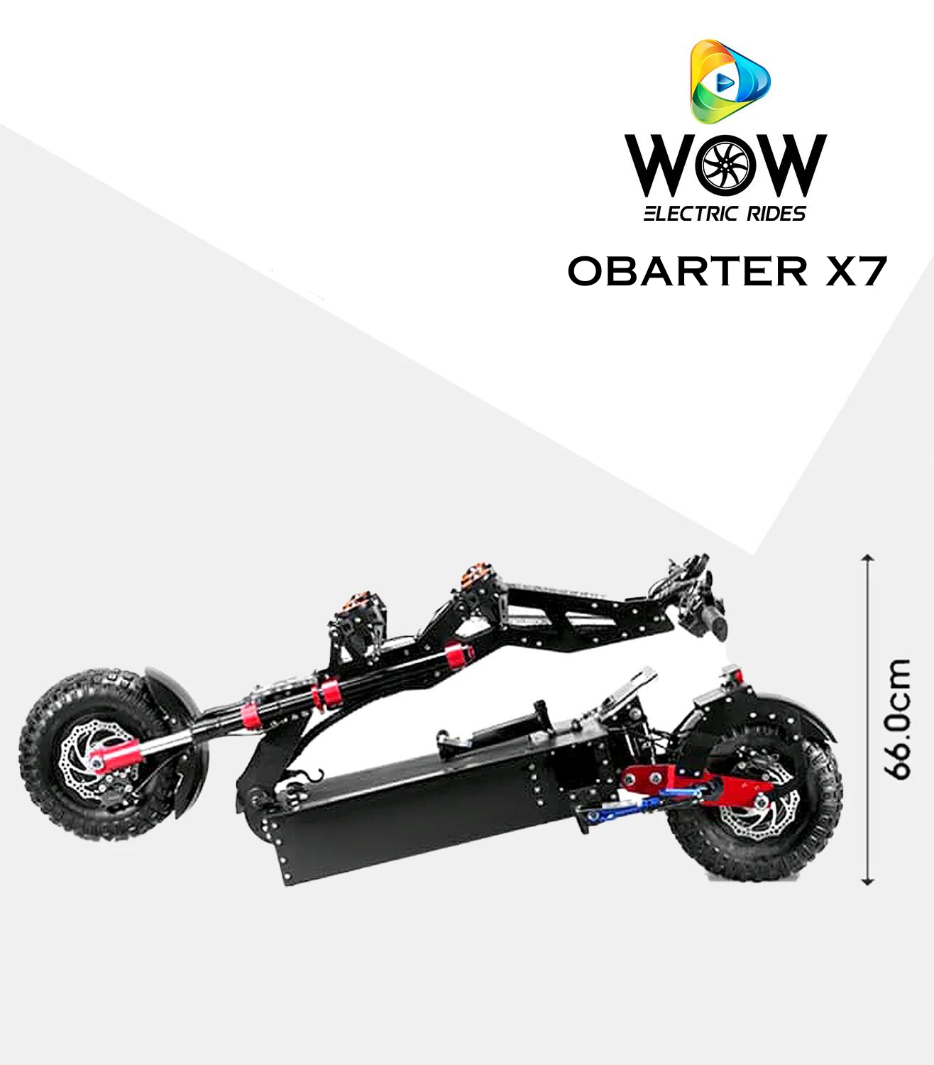 OBARTER X7 Dual Motor 9500w Peak - Battery 60v , 60Ah