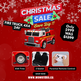 Fire Truck 4X4 24V  2-Seater Kids Ride on Truck (FR9118)