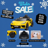 Chevrolet Corvette C8 4X4 12V 1 Seater-Kids Ride-On Car