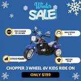 Chopper 3 Wheel 6V-Kids Electric Ride On Motorcycle (TR1501)