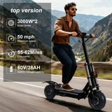 FREEBOY J30 MAX Dual Motor Electric Scooter | 6000W | 55 MPH | 55-Mile Range | Ships Canada-Wide