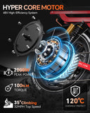 TESWAY X5 PRO Cargo Ebike 2000W 48V 60Ah | Long Range Electric Bike