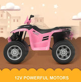 2026 Uenjoy 4X4 12V 1-Seater Off-Road Kids Ride On Car ATV (CH9955)