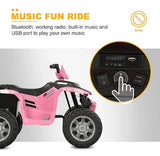 2026 Uenjoy 4X4 12V 1-Seater Off-Road Kids Ride On Car ATV (CH9955)