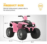 2026 Uenjoy 4X4 12V 1-Seater Off-Road Kids Ride On Car ATV (CH9955)