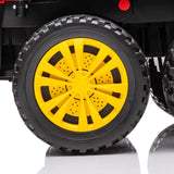 24V 6 Wheeler Tractor Trailer 2 Seater Ride-on with Dump Cart and Parental Remote