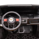 24V 6 Wheeler Tractor Trailer 2 Seater Ride-on with Dump Cart and Parental Remote