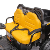 24V 6 Wheeler Tractor Trailer 2 Seater Ride-on with Dump Cart and Parental Remote