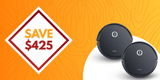 Ecovacs Deebot U2SE Robot Vacuum Cleaner-Open Box (Pack of 2)