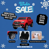 Mercedes Benz X-CLASS 4X4 12V 2-Seater Kids E-Car With Remote Control (Licensed)