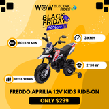 Aprilia 12V Electric-Kids Ride On Motorcycle (FR6200)
