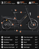 TESWAY X5 AWD Mount 3600W Dual Motor Electric Bike