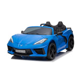 Chevrolet Corvette C8 24V Ride-On Car, 2-Seater Electric Sports Car for Kids with Remote Control
