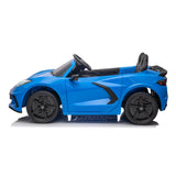 Chevrolet Corvette C8 24V Ride-On Car, 2-Seater Electric Sports Car for Kids with Remote Control
