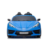 Chevrolet Corvette C8 24V Ride-On Car, 2-Seater Electric Sports Car for Kids with Remote Control