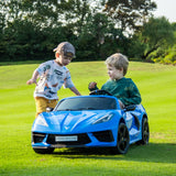 Chevrolet Corvette C8 24V Ride-On Car, 2-Seater Electric Sports Car for Kids with Remote Control