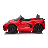 Chevrolet Corvette C8 24V Ride-On Car, 2-Seater Electric Sports Car for Kids with Remote Control