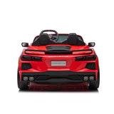 Chevrolet Corvette C8 24V Ride-On Car, 2-Seater Electric Sports Car for Kids with Remote Control