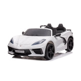 Chevrolet Corvette C8 24V Ride-On Car, 2-Seater Electric Sports Car for Kids with Remote Control