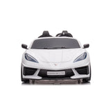 Chevrolet Corvette C8 24V Ride-On Car, 2-Seater Electric Sports Car for Kids with Remote Control