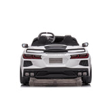 Chevrolet Corvette C8 24V Ride-On Car, 2-Seater Electric Sports Car for Kids with Remote Control
