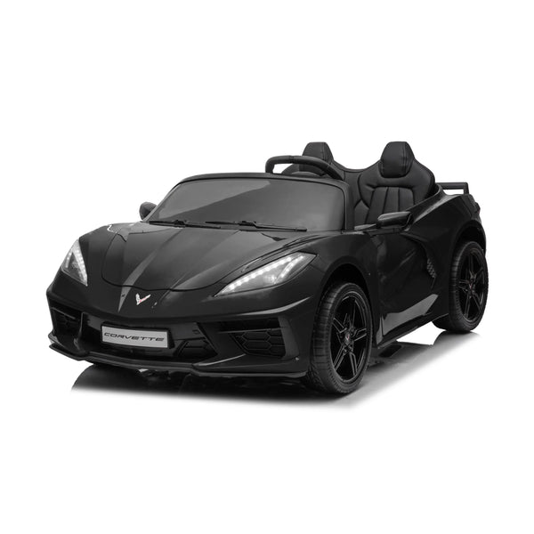 Chevrolet Corvette C8 24V Ride-On Car, 2-Seater Electric Sports Car for Kids with Remote Control