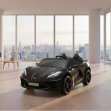 Chevrolet Corvette C8 24V Ride-On Car, 2-Seater Electric Sports Car for Kids with Remote Control